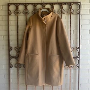 women camel peacoat